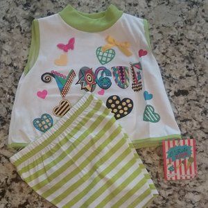 O'Rite Girls Short Set